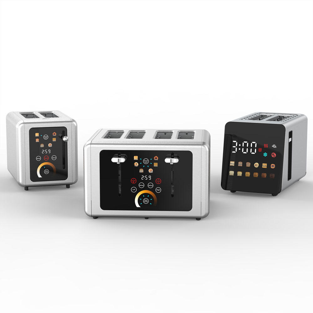 Touch Control Toasters With Intuitive Displays